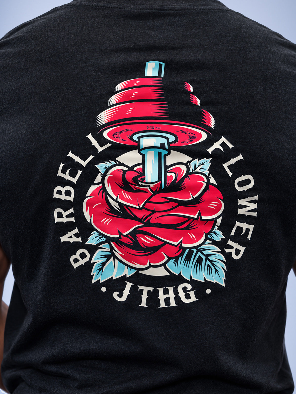 T-shirt Barbell Flower – JUSTHANG, photo 4