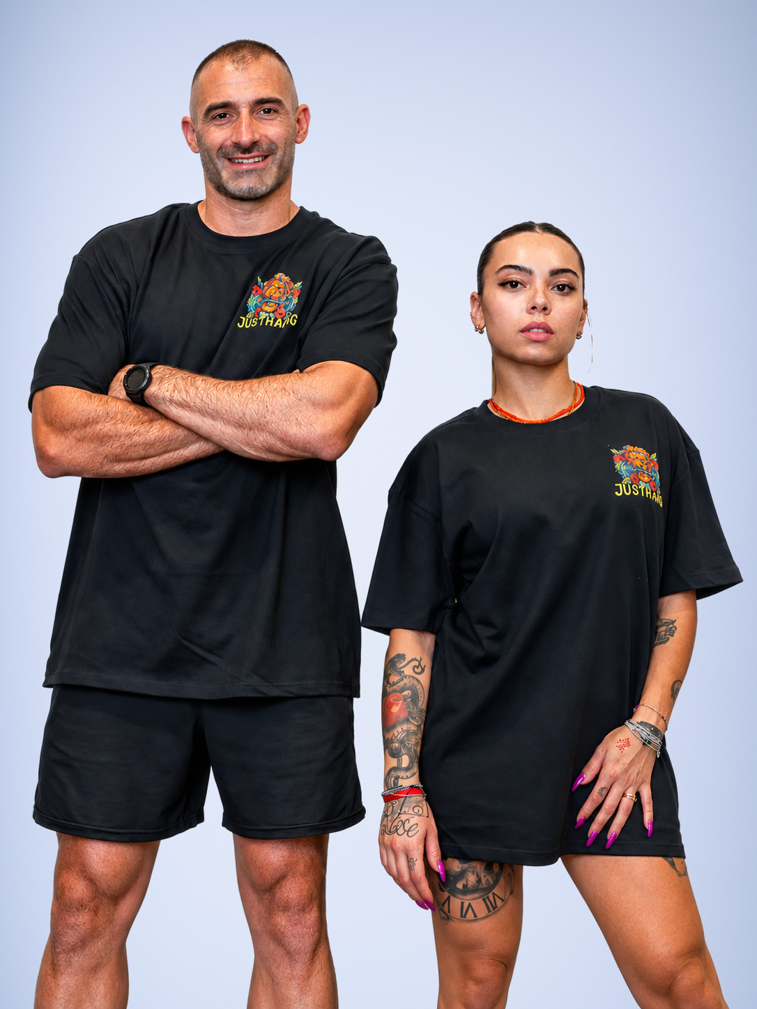 T-shirt Oversize Barbell Lion – JUSTHANG, photo 2
