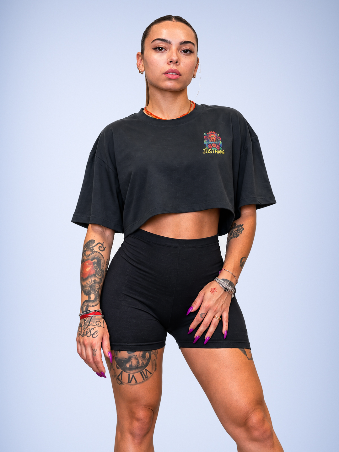 T-shirt Oversize Barbell Lion – JUSTHANG, photo 4