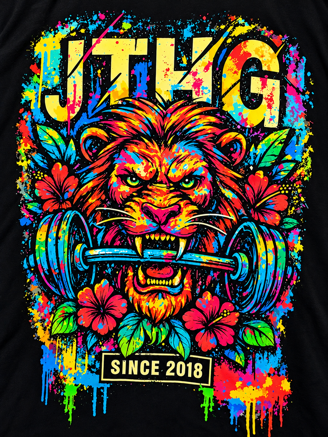 T-shirt Oversize Barbell Lion – JUSTHANG, photo 5