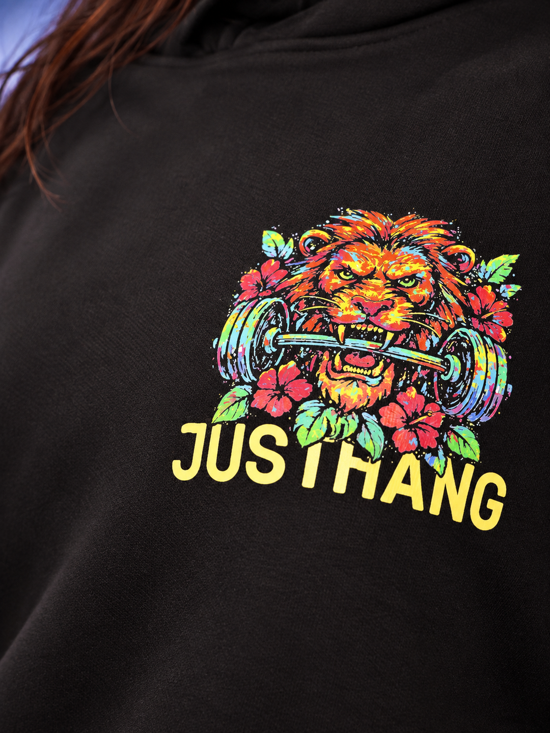 Sweat Oversize Barbell Lion – JUSTHANG, photo 6