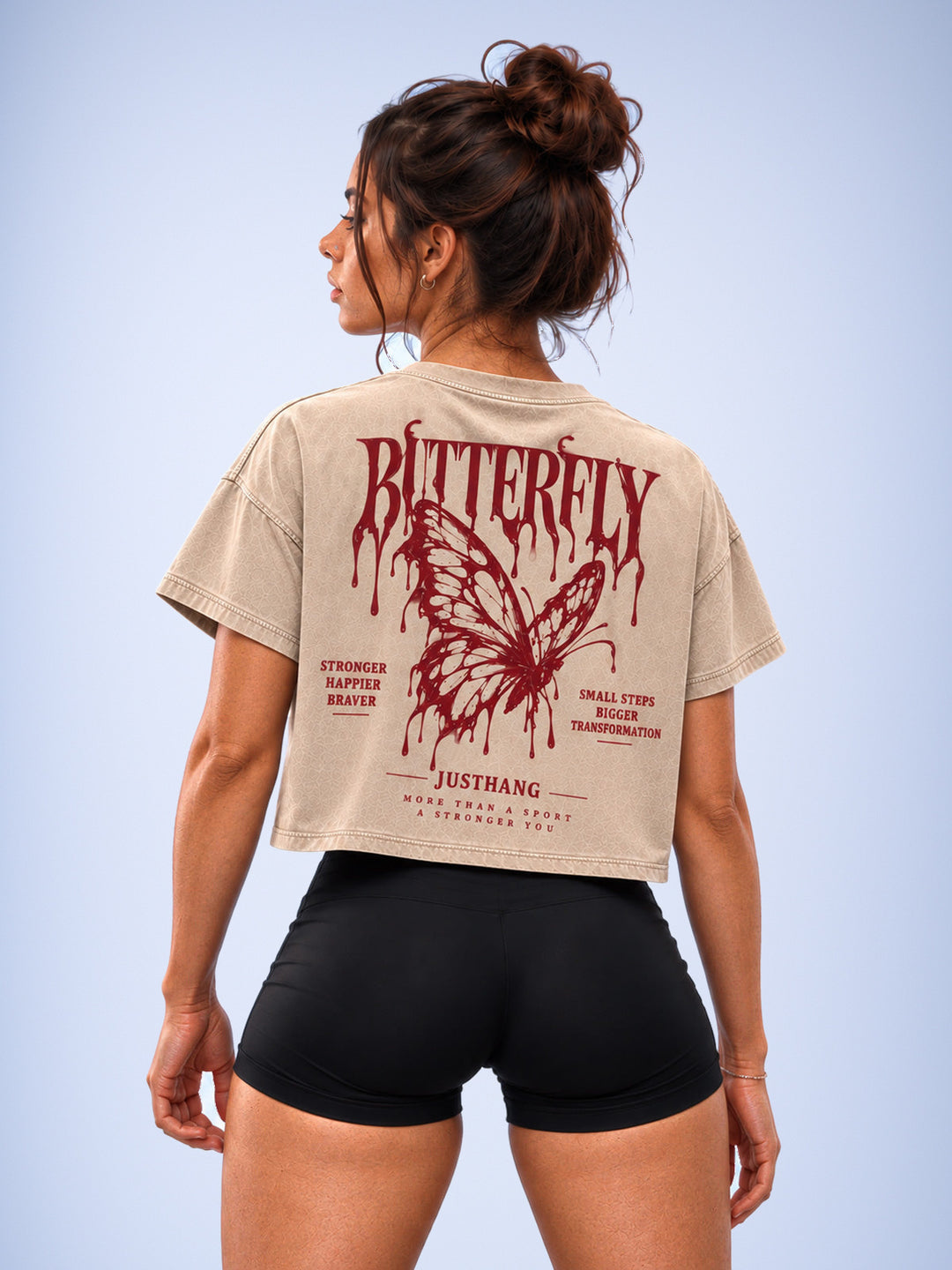 T-shirt Oversize Butterfly – JUSTHANG, photo 4