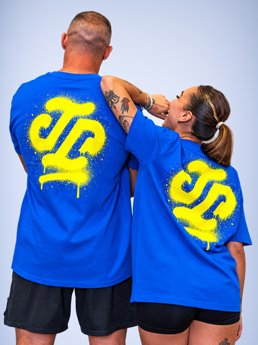 T-shirt Oversize Classic Blue – JUSTHANG, photo 1