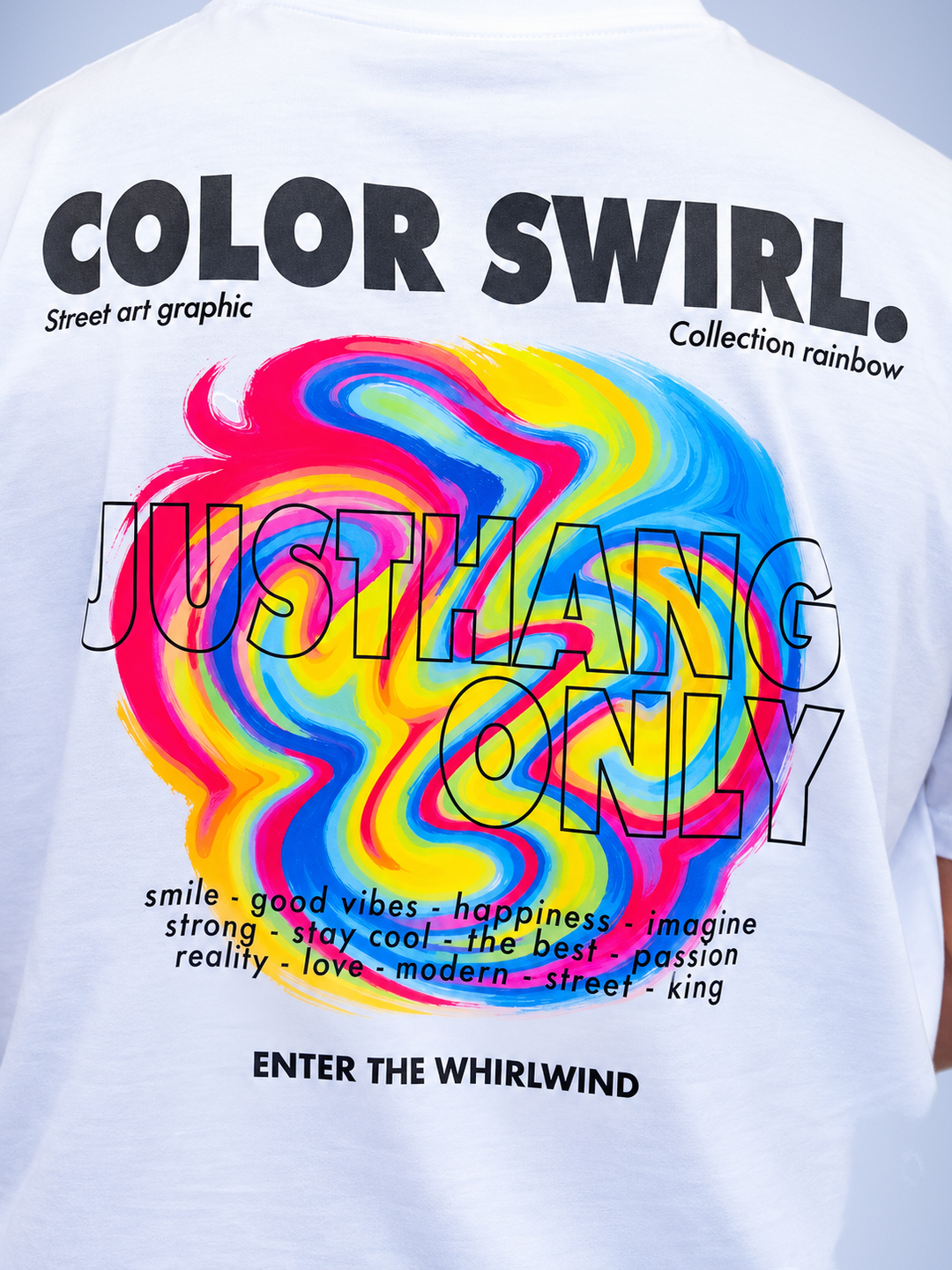 T-shirt Oversize Color Swirl – JUSTHANG, photo 5