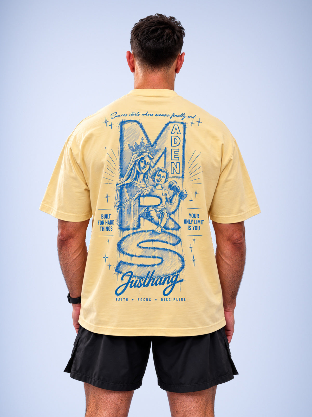 T-shirt Oversize Made in MRS Reversible Limited – JUSTHANG, photo 1