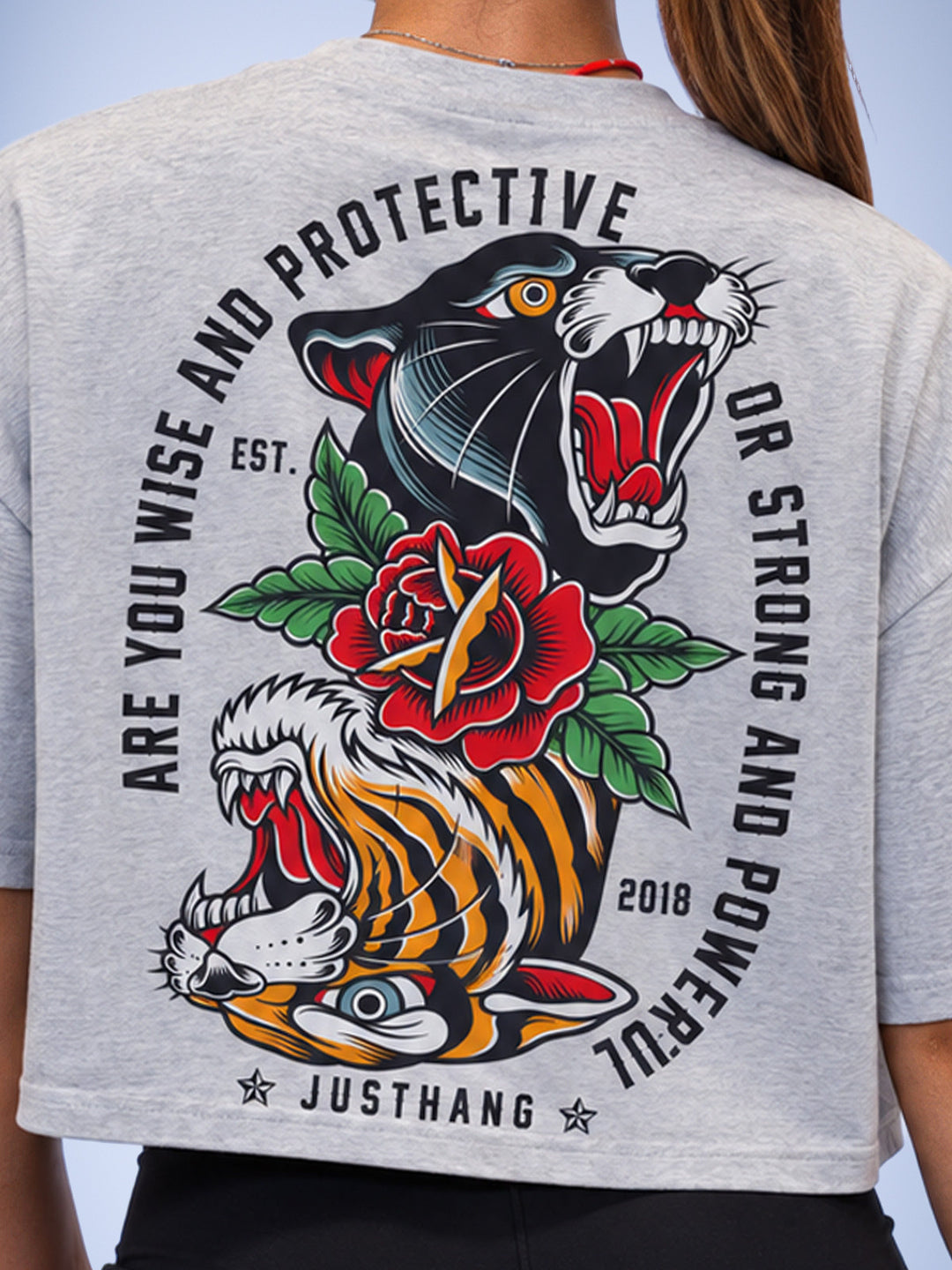 T-shirt Oversize Pantiger – JUSTHANG, photo 6