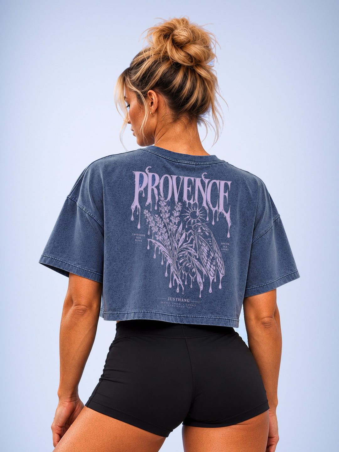 Crop-top Oversize Provence – JUSTHANG
