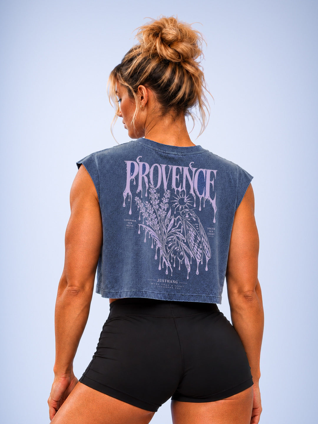 Crop-top Oversize Provence – JUSTHANG, photo 3