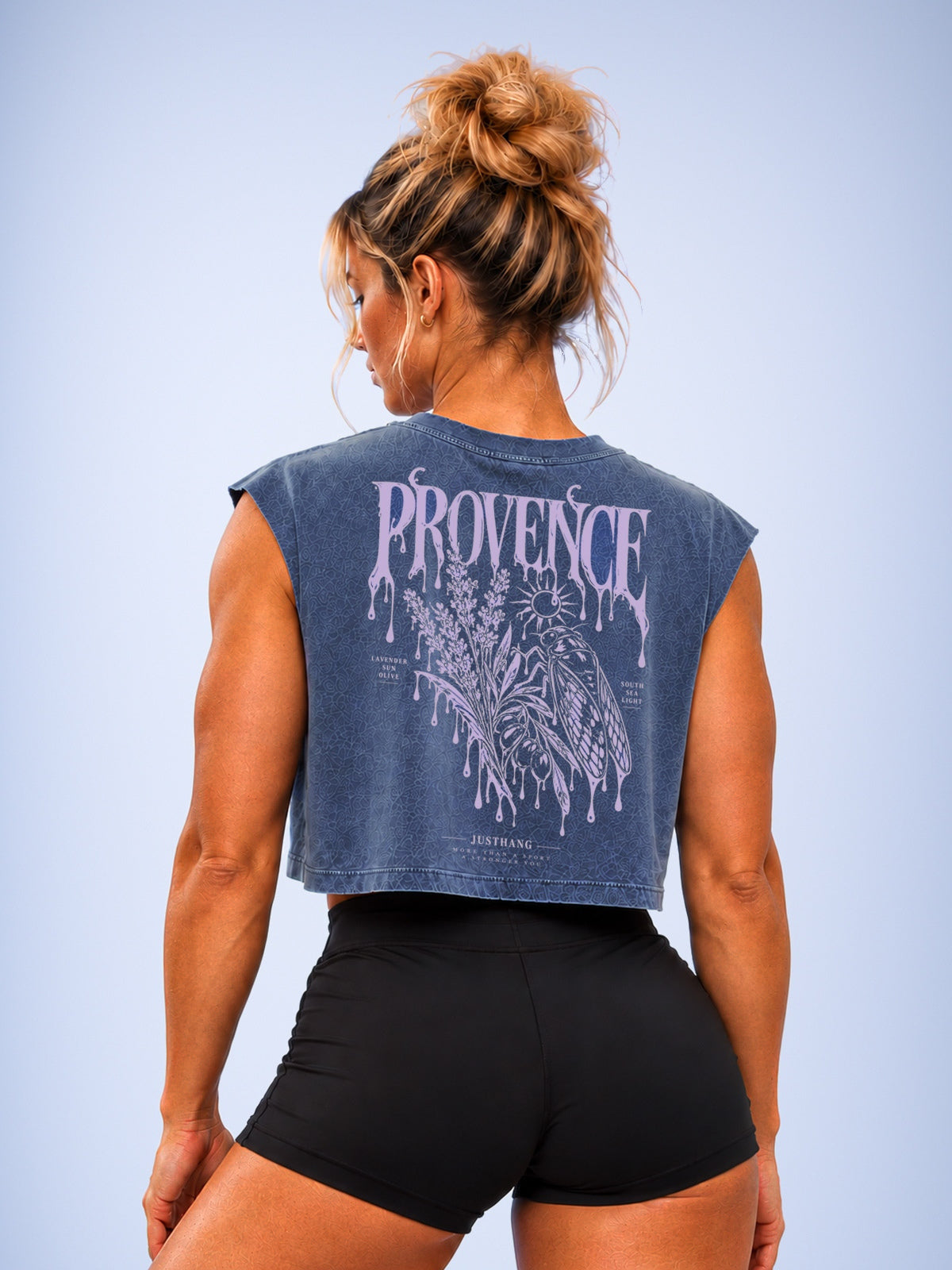 Crop-top Oversize Provence – JUSTHANG, photo 3