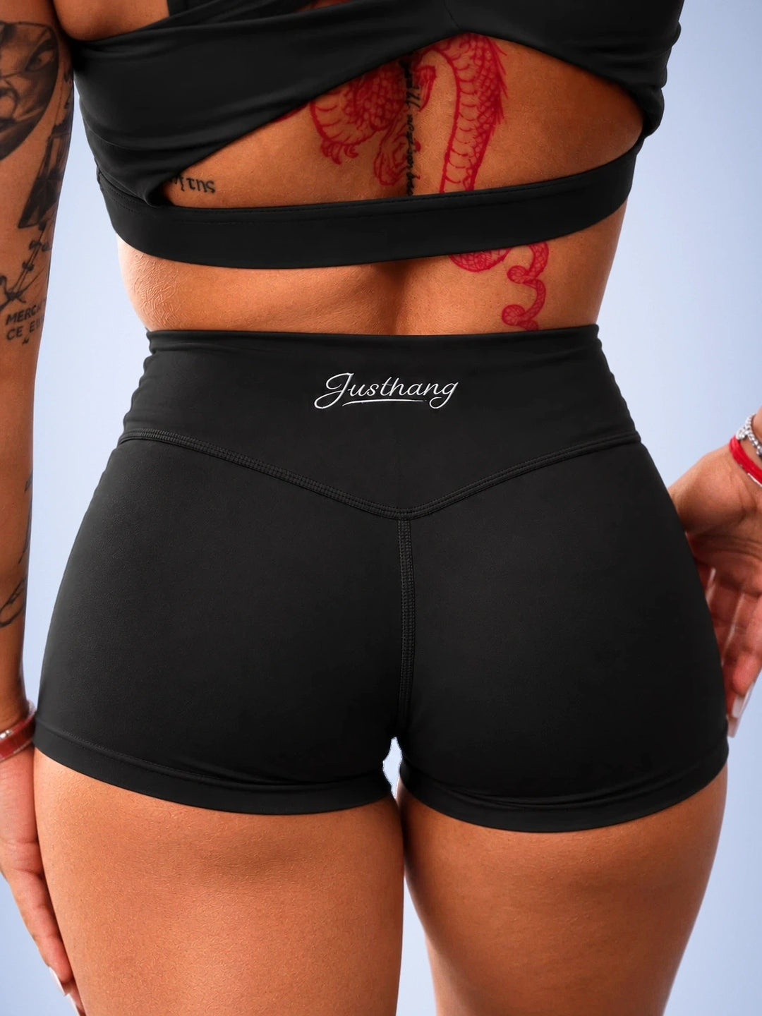 Short Second Skin Black – JUSTHANG, photo 4