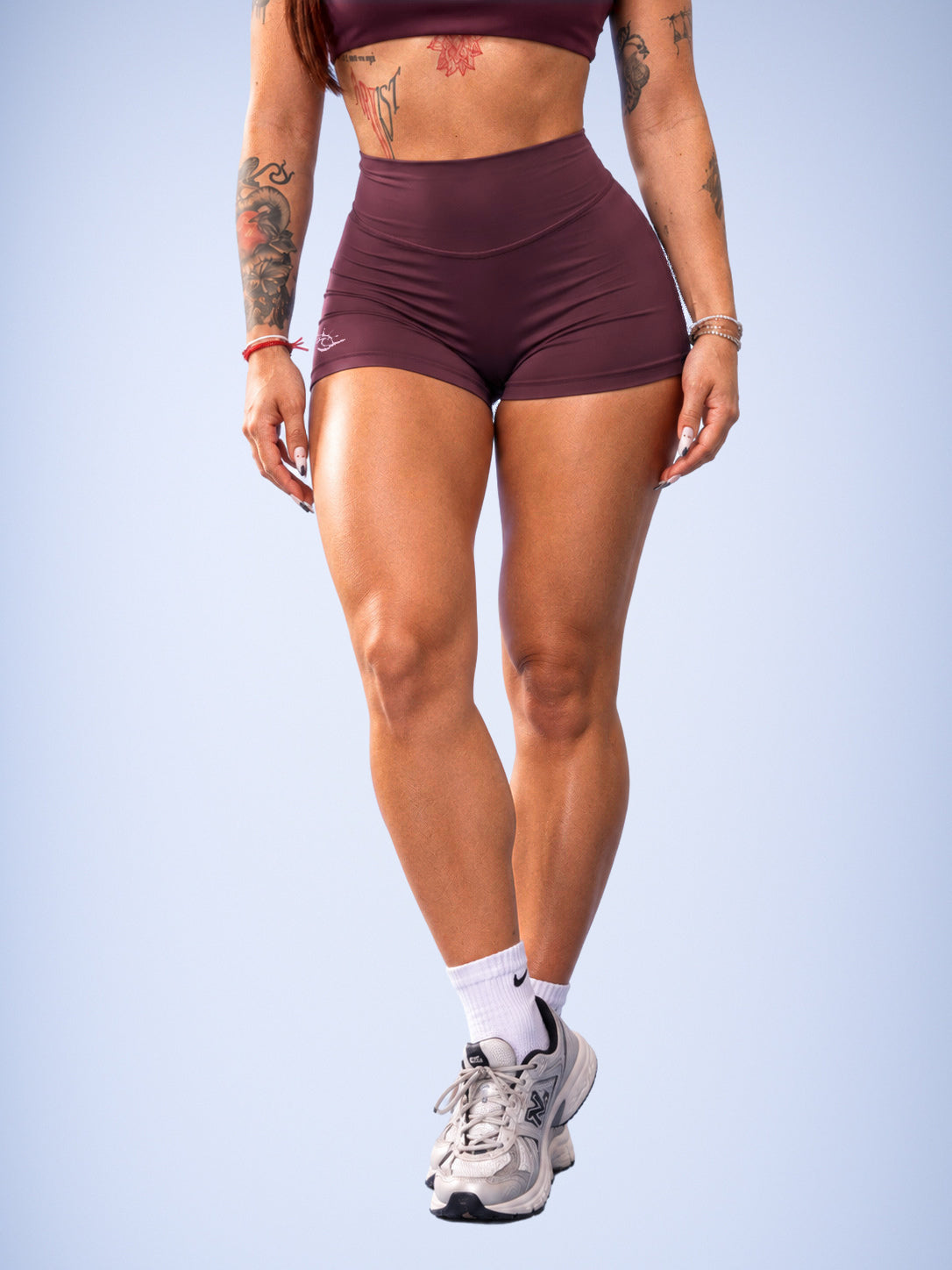 Short Second Skin Plum – JUSTHANG, photo 2
