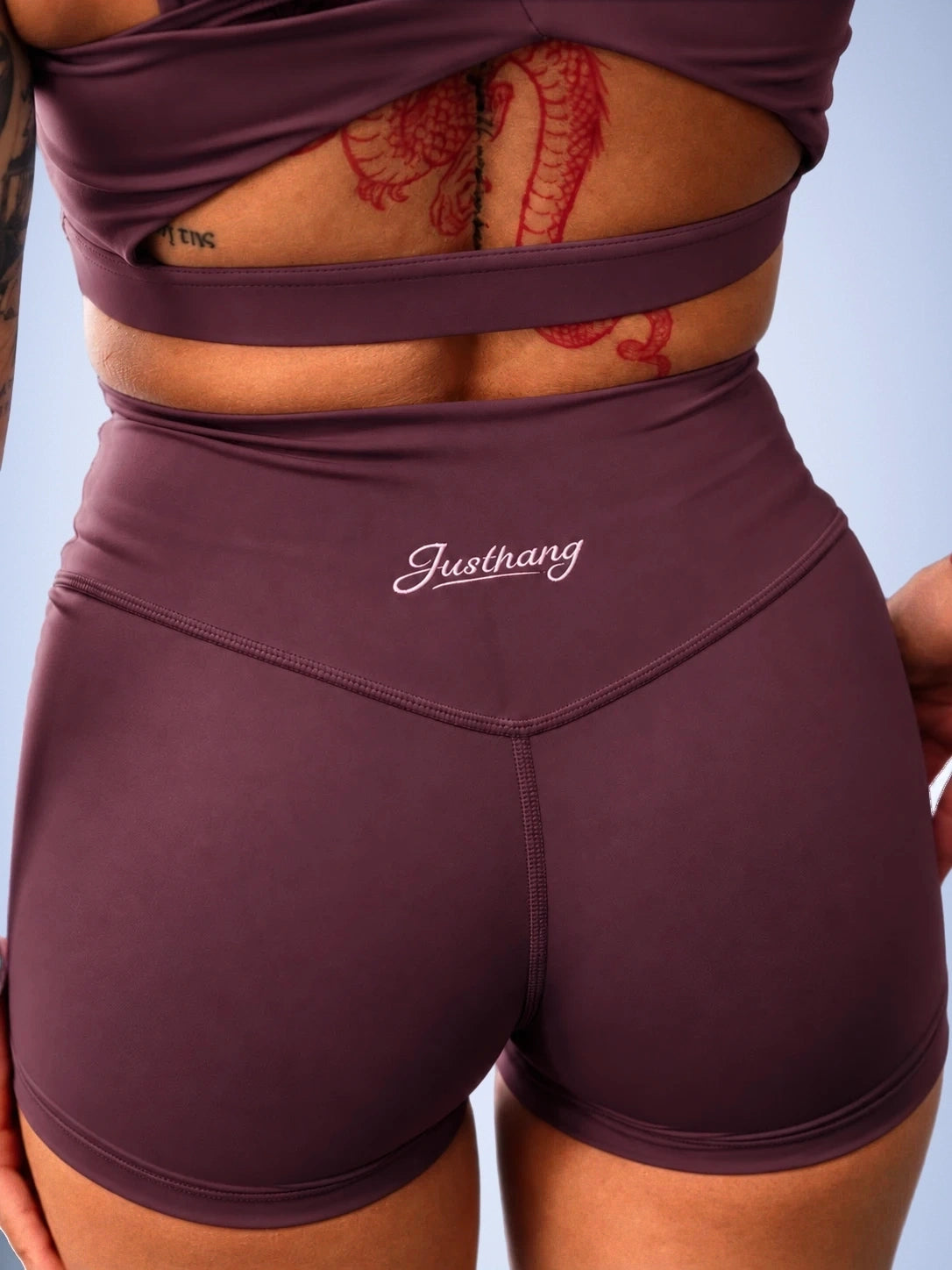 Short Second Skin Plum – JUSTHANG, photo 4